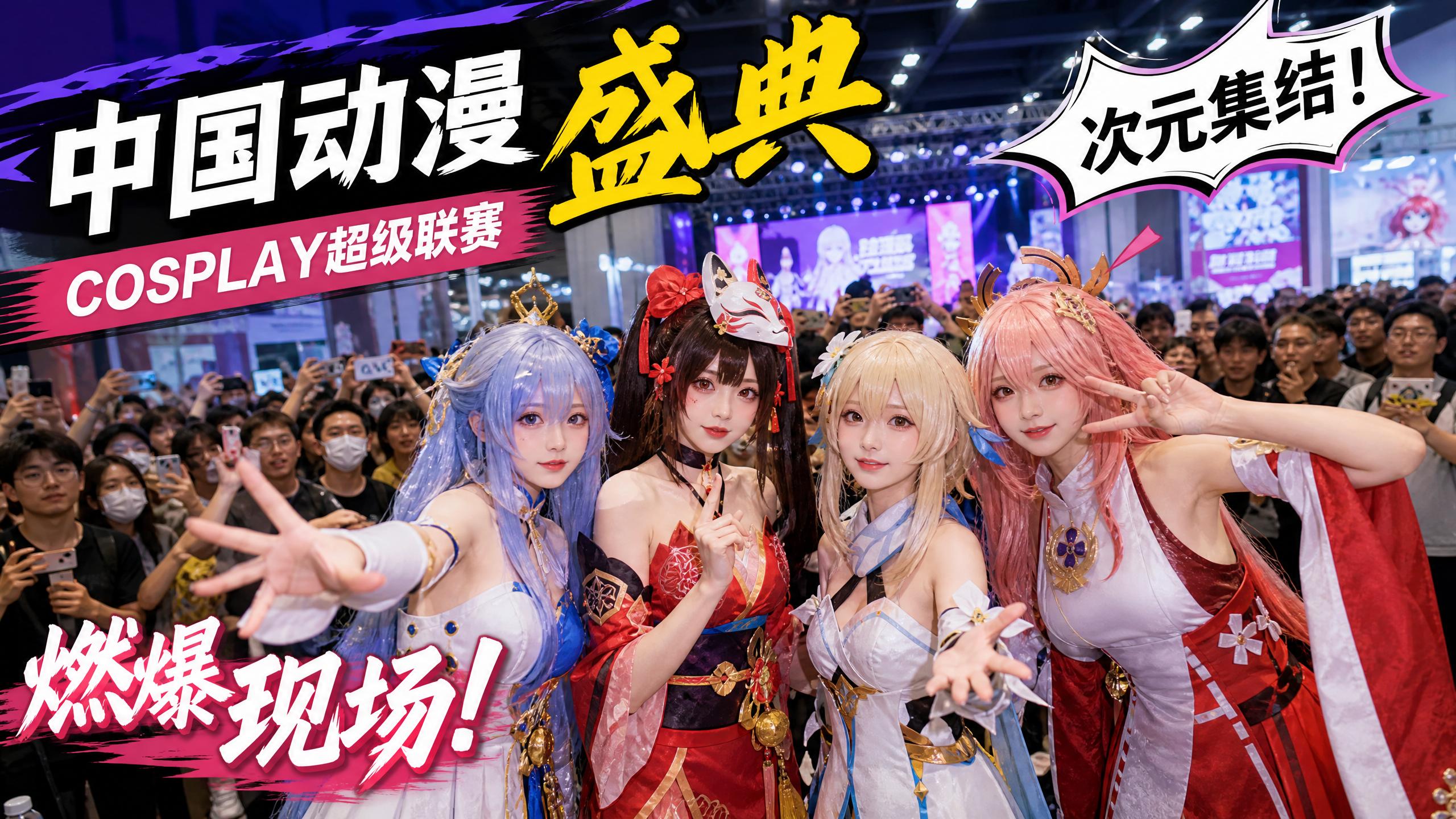 17c一起草动漫cosplay视频-二次元盛典现场